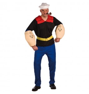 Popeye der Spinatmatrose Erwachseneverkleidung für einen Faschingsabend
