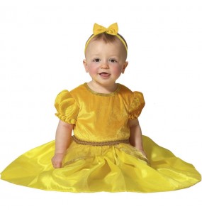 Goldene Prinzessin Kostüm für Babys