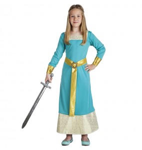 Elegant mittelalterliche Prinzessin Mädchenverkleidung, die sie am meisten mögen