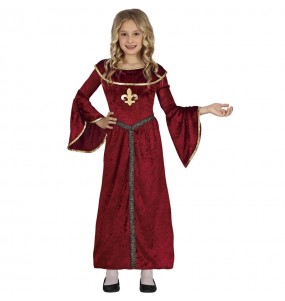 Mittelalterliche Prinzessin Kostüm für Mädchen