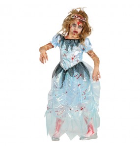 Verkleiden Sie die Zombie PrinzessinMädchen für eine Halloween-Party