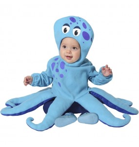 Baby Blauer Oktopus Kostüm