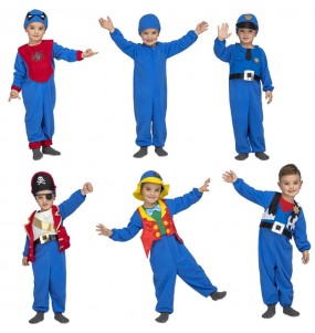 Quick n Fun blau Kinderverkleidung, die sie am meisten mögen