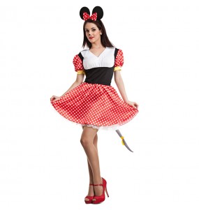 Kostüm Sie sich als Minnie Maus Kostüm für Damen-Frau für Spaß und Vergnügungen