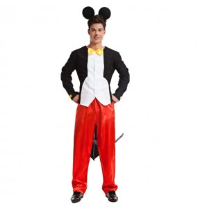 Maus Mickey Mouse Erwachseneverkleidung für einen Faschingsabend