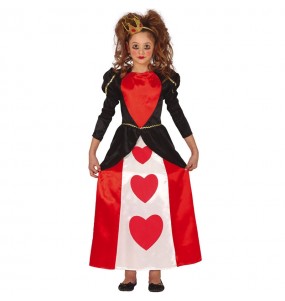 Königin des Kartenspiels Kostüm für Mädchen