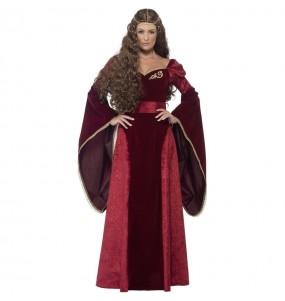 Kostüm Sie sich als Mittelalterliches Königin Kostüm für Damen-Frau für Spaß und Vergnügungen