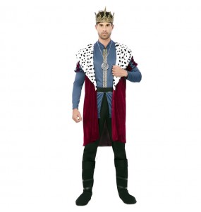 Mittelalterlicher Hofkönig Kostüm für Herren