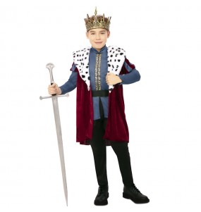 Mittelalterlicher Hofkönig Kostüm für Jungen