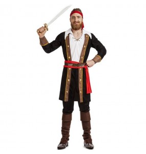 Piraten König Erwachseneverkleidung für einen Faschingsabend