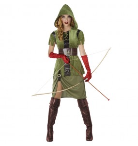 Kostüm Sie sich als Robin Hood Kostüm für Damen-Frau für Spaß und Vergnügungen