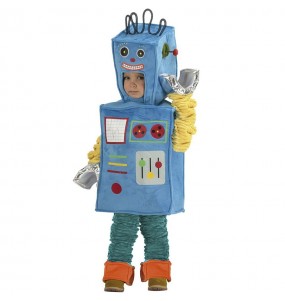 Blauer Roboter Kostüm für Babys