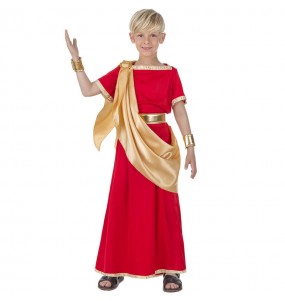 Römischer Rot und Gold Kostüm für Jungen