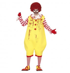 Ronald McDonald Zombie Kostüm für Herren