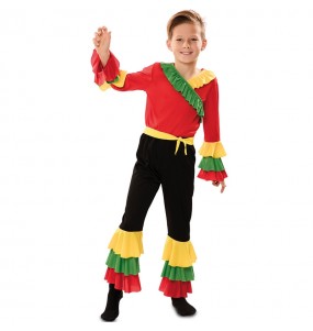 Rumba-Tänzerin Farben Kinderverkleidung, die sie am meisten mögen