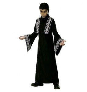 Dunkler Priester Kostüm für Jungen