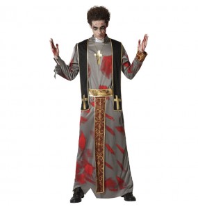 Verkleidung Zombie Priester Erwachsene für einen Halloween-Abend