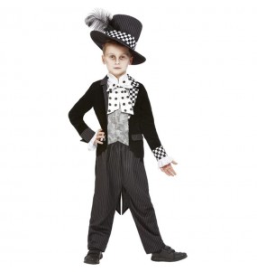 Dunkler Hutmacher Kinderverkleidung für eine Halloween-Party