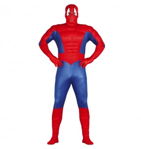 Bemuskelter Spiderman Kostüm für Herren