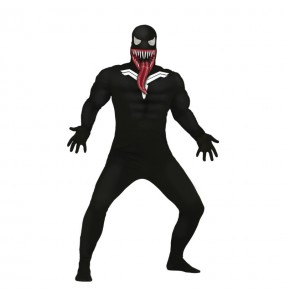 Verkleidung Dunkler Venom Erwachsene für einen Halloween-Abend
