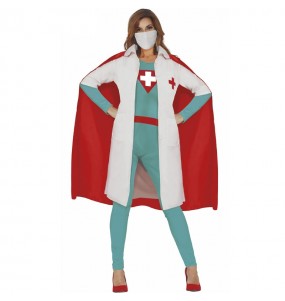 Kostüm Sie sich als Super Doktor Kostüm für Damen-Frau für Spaß und Vergnügungen