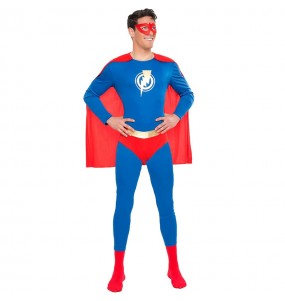 Blitz-Superheld Erwachseneverkleidung für einen Faschingsabend