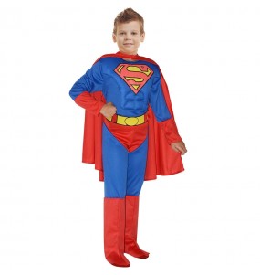 Klassischer muskulöser Superman Kinderverkleidung, die sie am meisten mögen