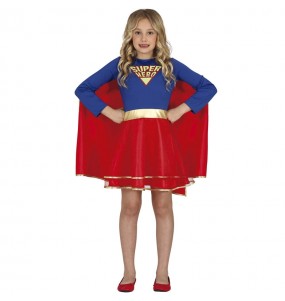 Klassisches Supergirl Kostüm für Mädchen