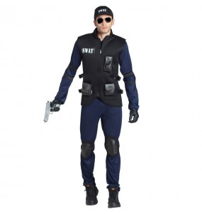 SWAT Erwachseneverkleidung für einen Faschingsabend