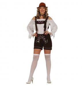 Tirolerin Oktoberfest Kostüm für Damen