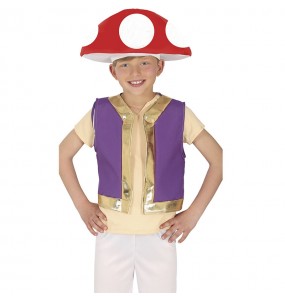 Disfraz de Toad de Super Mario para niño