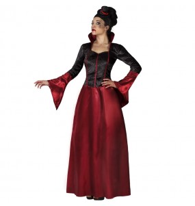 Burgundische Vampirin Kostüm für Damen