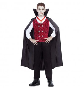 Vampir mit Umhang Kostüm für Jungen