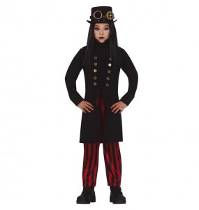Steampunk Vampir Kinderverkleidung für eine Halloween-Party