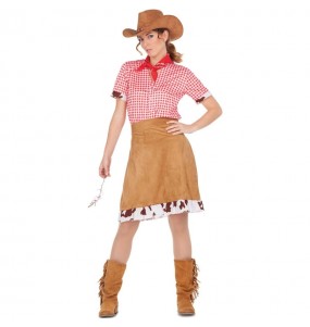 Kostüm Sie sich als Amerikanischer Cowgirl Kostüm für Damen-Frau für Spaß und Vergnügungen