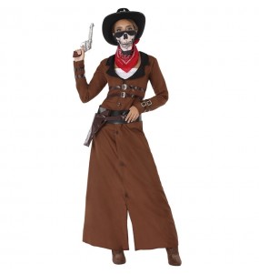 Kostüm Sie sich als Cowgirl Banditin Kostüm für Damen-Frau für Spaß und Vergnügungen