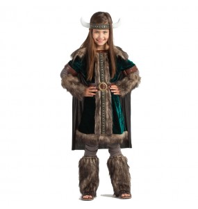Nordischer Wikingerin Mädchenverkleidung, die sie am meisten mögen