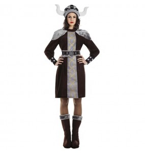 Kostüm Sie sich als Wilder Wikinger Kostüm für Damen-Frau für Spaß und Vergnügungen