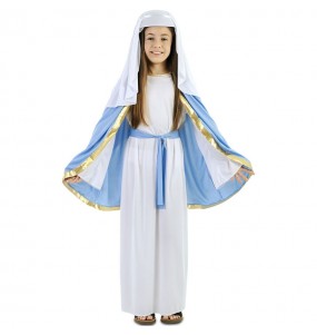 Jungfrau Maria am Portal von Bethlehem Kostüm für Mädchen