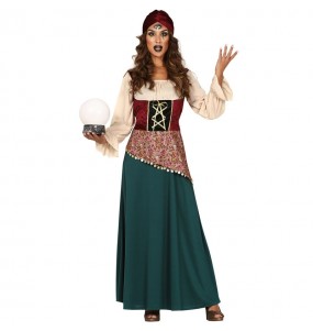 Kostüm Sie sich als Hellseherische Zigeunerin Kostüm für Damen-Frau für Spaß und Vergnügungen