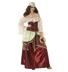 Kostüm Sie sich als Zigeuner Wahrsagerin Kostüm für Damen-Frau für Spaß und Vergnügungen