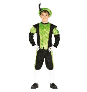 Grüne königliche Pagen Kinderverkleidung, die sie am meisten mögen