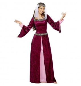 Kostüm Sie sich als Mittelalterliche Prinzessin Lady Marian Kostüm für Damen-Frau für Spaß und Vergnügungen