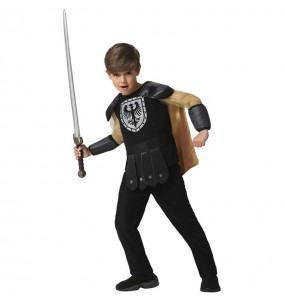Mittelalterlicher König mit Umhang Kostüm für Jungen