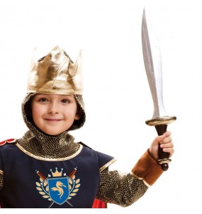 Mittelalterliches Königsschwert um Ihr Kostüm zu vervollständigen