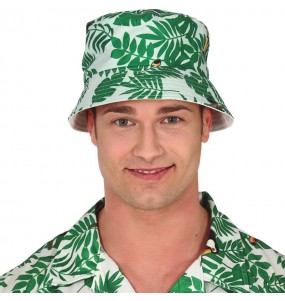 Hawaii-Hut mit Palmen um Ihr Kostüm zu vervollständigen