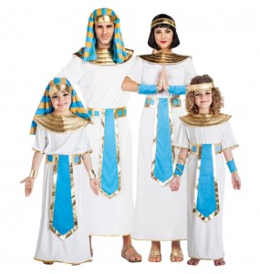 Blaue Ägypter Kostüme für Gruppen und Familien