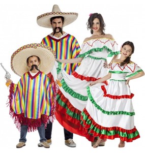 Tijuana-Mexikaner Kostüme für Gruppen und Familien