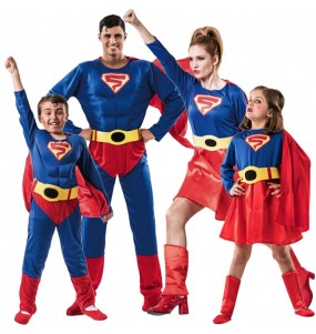 Superhelden Kostüme für Gruppen und Familien