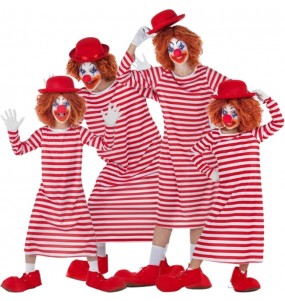 TV-Clowns Kostüme für Gruppen und Familien